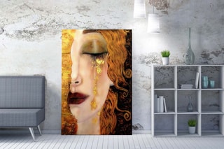 Quadro "Les larmes d'or de Freyja" Gustav Klimt - 50 x 70 cm