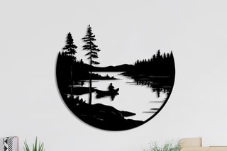 Décoration murale - Noir - 54 x 60 cm