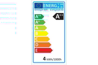 Lâmpada LED - Amarelo - 4 W - E14