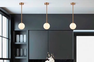 Candeeiro suspenso - Dourado - 40 W