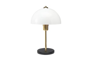 Candeeiro de mesa LED Ayd - Branco e dourado - 15 W