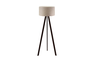 Lampadaire trépied Ayd-2812 - Beige et noir - 60 W