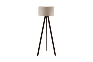 Lampadaire trépied Ayd-2812 - Beige et noir - 60 W