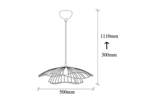 Candeeiro suspenso - Preto - 40 W