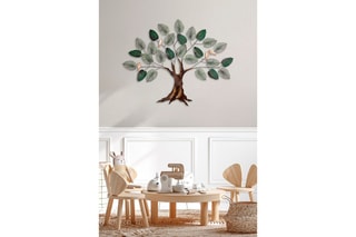 Décoration murale - 92 x 117 cm - Marron et vert