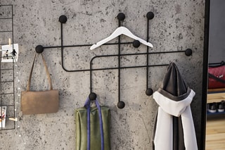 Porte-manteau mural Samara - 107 x 64 x 10 cm