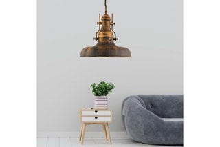 Candeeiro suspenso RT-7 - Dourado - 40 W