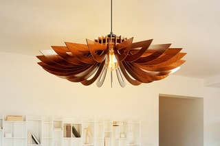 Candeeiro suspenso - Castanho -­ 45-60 W