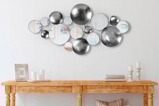 Décoration murale Lumos - 116 x 60 cm - Argenté