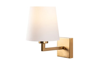 Aplique de parede Profil  - Dourado e branco - 100 W