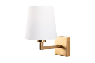 Aplique de parede Profil  - Dourado e branco - 100 W