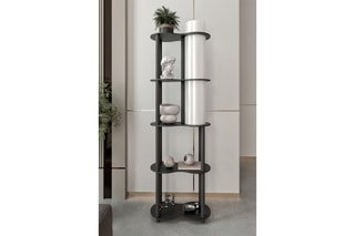 Candeeiro de pé - Preto - 40 W