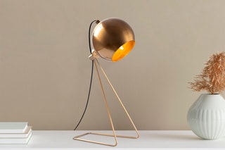 Candeeiro de mesa Dourado