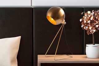 Candeeiro de mesa Dourado