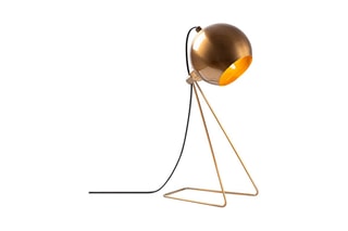 Candeeiro de mesa Dourado