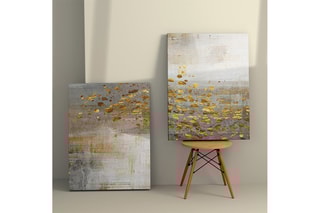 2 quadros em madeira - 50 x 70 cm
