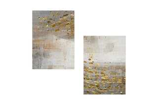 2 quadros em madeira - 50 x 70 cm