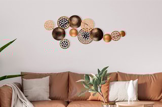 Décoration murale Cardone - 90 x 8 x 42 cm - Bronzé et doré