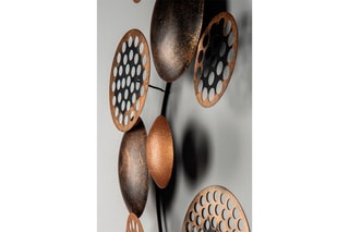 Décoration murale Cardone - 90 x 8 x 42 cm - Bronzé et doré