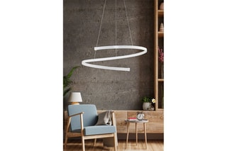 Candeeiro suspenso - Branco - 40 W