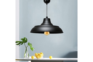 Candeeiro suspenso - Preto - 40 W