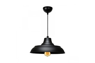 Candeeiro suspenso - Preto - 40 W