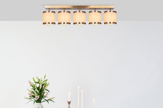 Candeeiro de teto Way - Dourado - 5 x 40 W