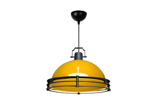 Candeeiro suspenso LED Ayd - Amarelo e preto - 15 W
