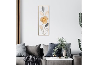 Decoração de parede - Bege -  32 x 5 x 90 cm