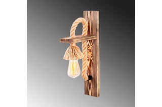 Aplique de parede Erebos - Natural - 100 W