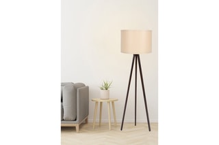 Lampadaire - Crème - 45-60 W - 120 cm