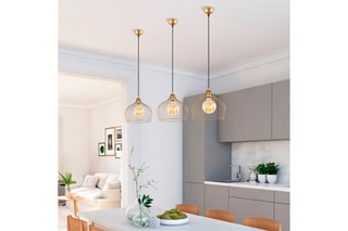 Candeeiro suspenso Bek - Dourado - 40 W