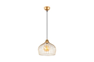Candeeiro suspenso Bek - Dourado - 40 W