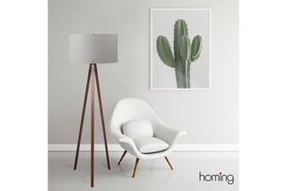 Lampadaire trépied Ayd - Gris - 60 W - 140 cm