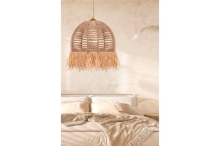 Candeeiro suspenso - Creme - 60 W