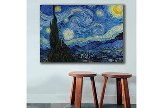 Tableau "La Nuit étoilée" Vincent Van Gogh - 70 x 100 cm