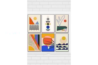 6 quadros - 33 x 48 cm