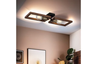 Candeeiro de madeira Era - Natural - 2 x 40 W