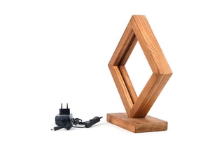 Candeeiro de mesa LED de madeira - Natural - 14 W