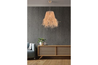 Candeeiro suspenso - Natural - 60 W