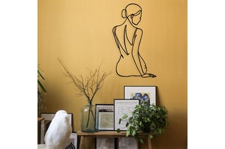 Decoração de parede Belleza - Preto - 38 x 65 cm