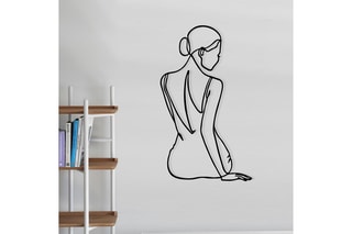 Decoração de parede Belleza - Preto - 38 x 65 cm