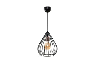 Candeeiro suspenso - Preto e dourado-rosa - 45 - 60 W