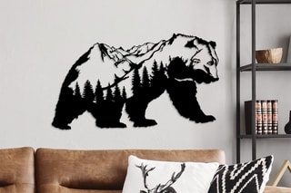 Decoração de parede  Preto