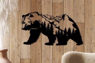 Decoração de parede  Preto