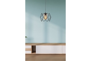 Candeeiro suspenso LB030 - Preto - 40 W