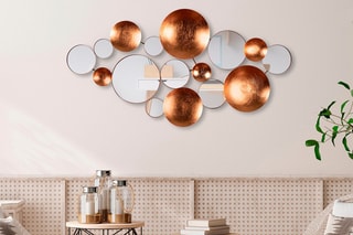 Décoration murale Lumos - 116 x 60 cm  - Cuivré