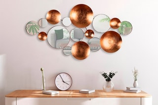 Décoration murale Lumos - 116 x 60 cm  - Cuivré