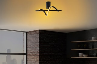 Candeeiro de teto LED Likma  - Preto - 11 W