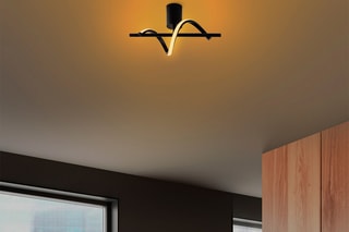 Candeeiro de teto LED Likma  - Preto - 11 W
